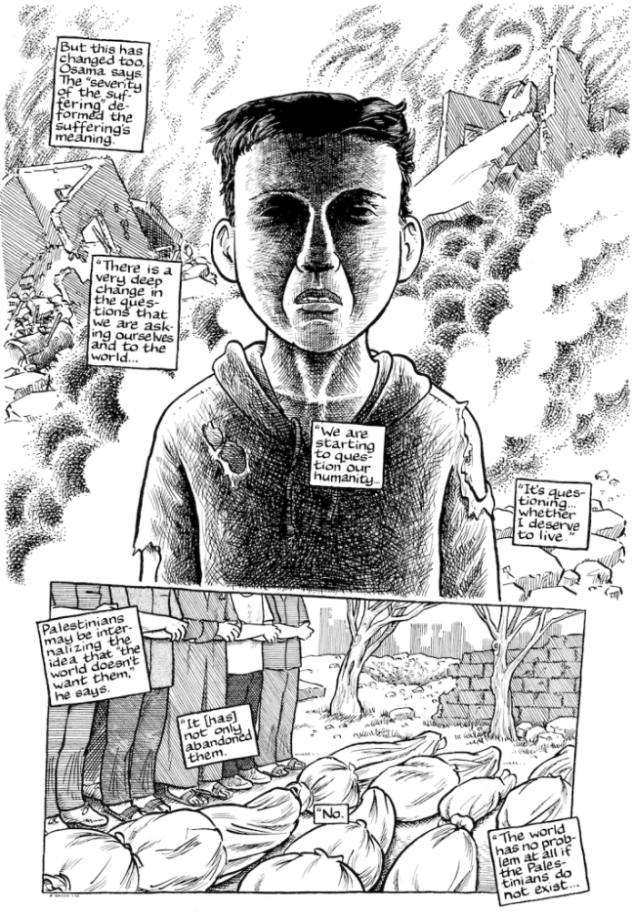 Fantagraphics to Publish Requiem For Gaza, New Investigative Graphic Journalism by Chris Hedges and Joe Sacco