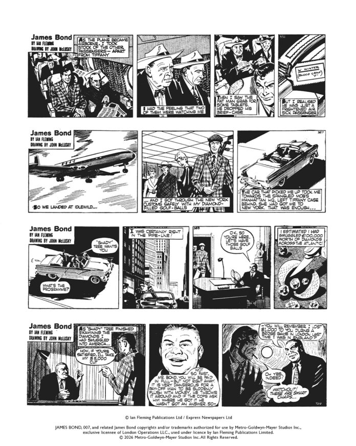 Ian Fleming’s James Bond Strips Get Collected