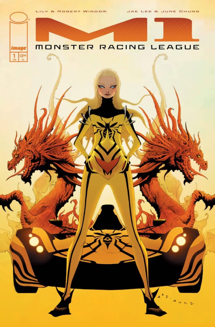 M1: Monster Racing League from Jae Lee, Robert Windom, Lily Windom, and June Chung hits the streets, and shelves, this June