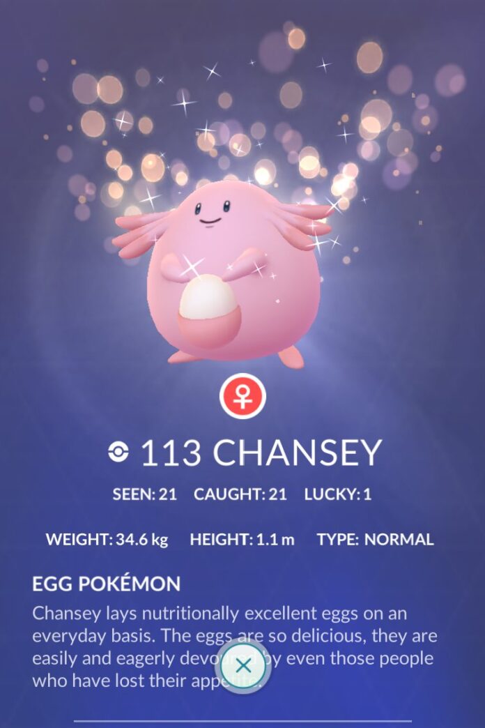 Pokémon GO An Egg-cellent Adventure event will run from April 2 to 6 in all European countries where Pokémon GO is available featuring Chansey with a chance of holding a Lucky Egg, Shiny Exeggcute, Shiny Chansey, Shiny Bunnelby and more