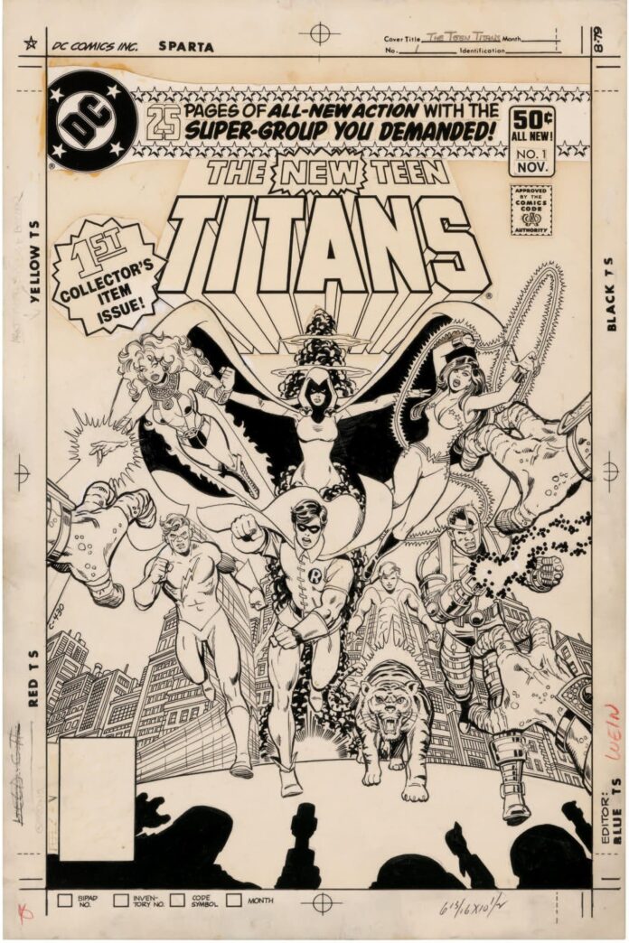 Act 4 Publishing and Skybound Share a First Look at George Pérez’s The New Teen Titans Artist’s Edition