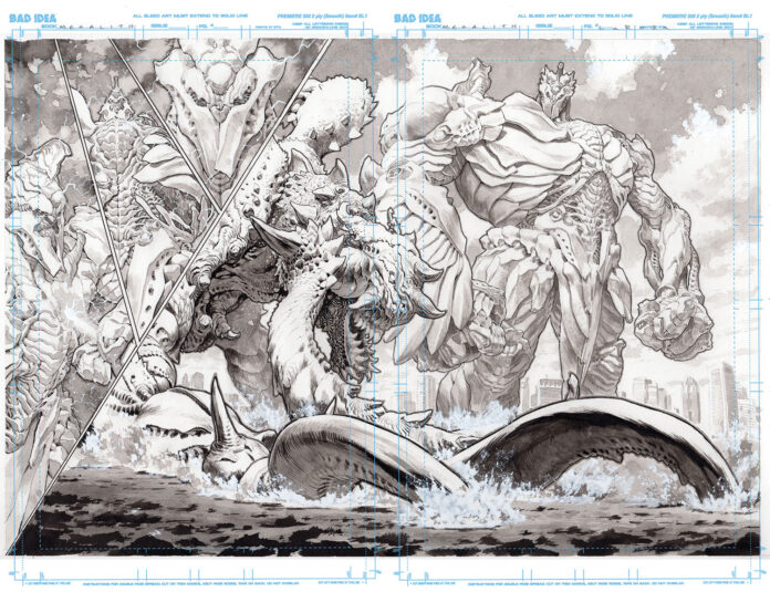 Bad Idea reveals the Olympus Saga: Megalith Original Art Editions. Unlock the Ultra-rare Printer’s Plate Edition