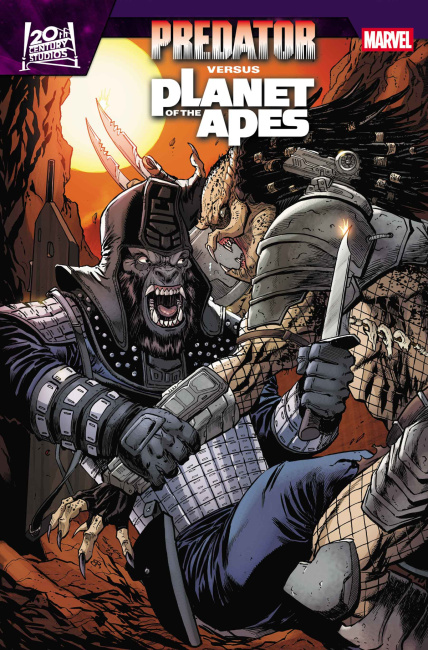 Marvel Plans 'Predator vs The Planet of the Apes' Series Marvel Plans 'Predator vs The Planet of the Apes' Series
