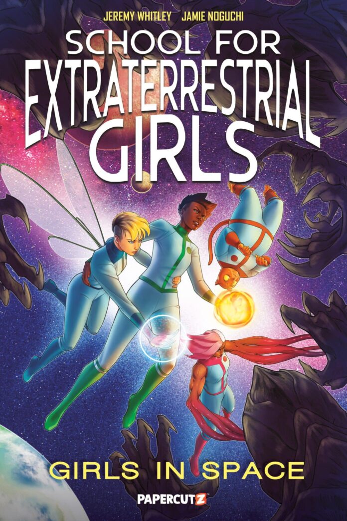School is out, the beach is calling, and the end of the world might be arriving first. School for Extraterrestrial Girls Vol. 3 arrives in May