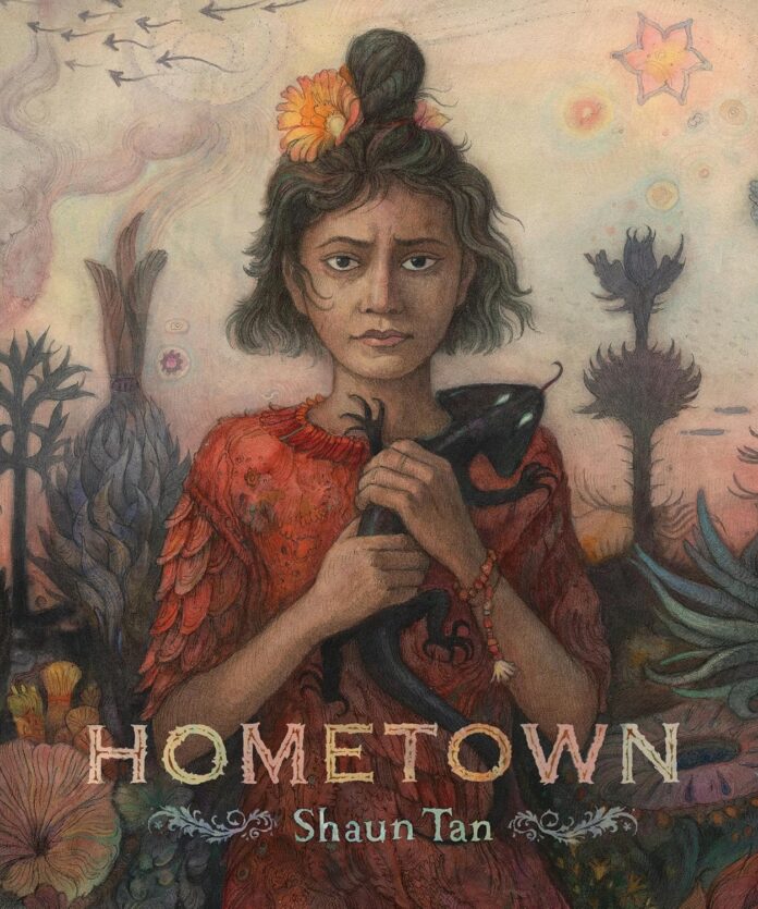 Shaun Tan’s Hometown is a visually gorgeous, emotionally stunning, funny, and insightful exploration of identity, and what it means to be home