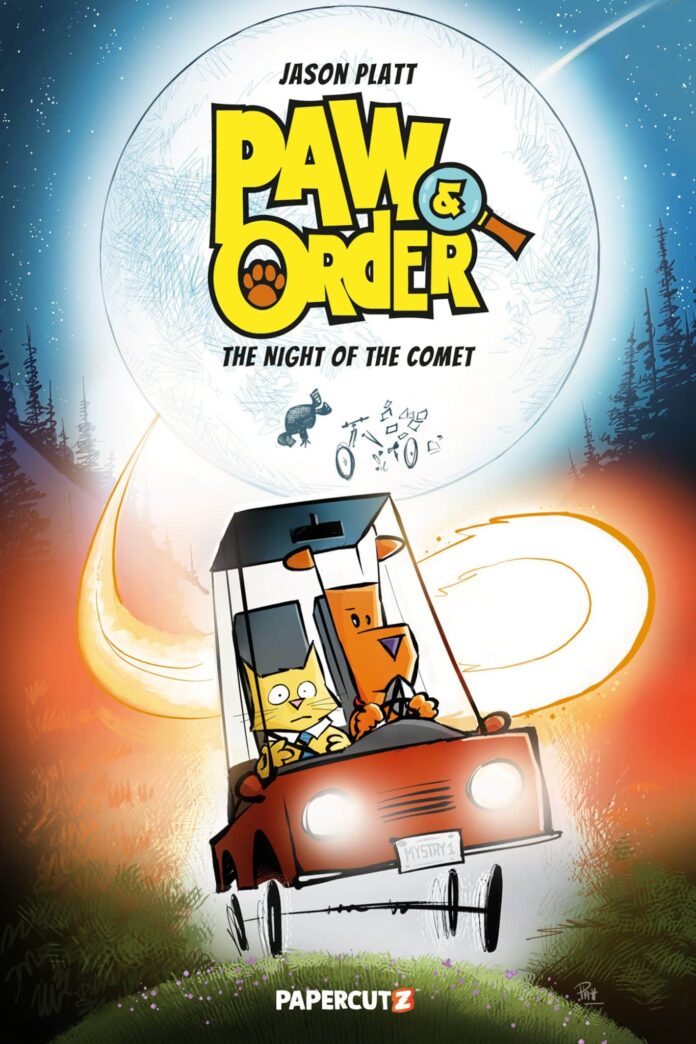 A Cosmic Case Lands on the Desks of Purrlock and Marlowe in Paw & Order Vol. 3