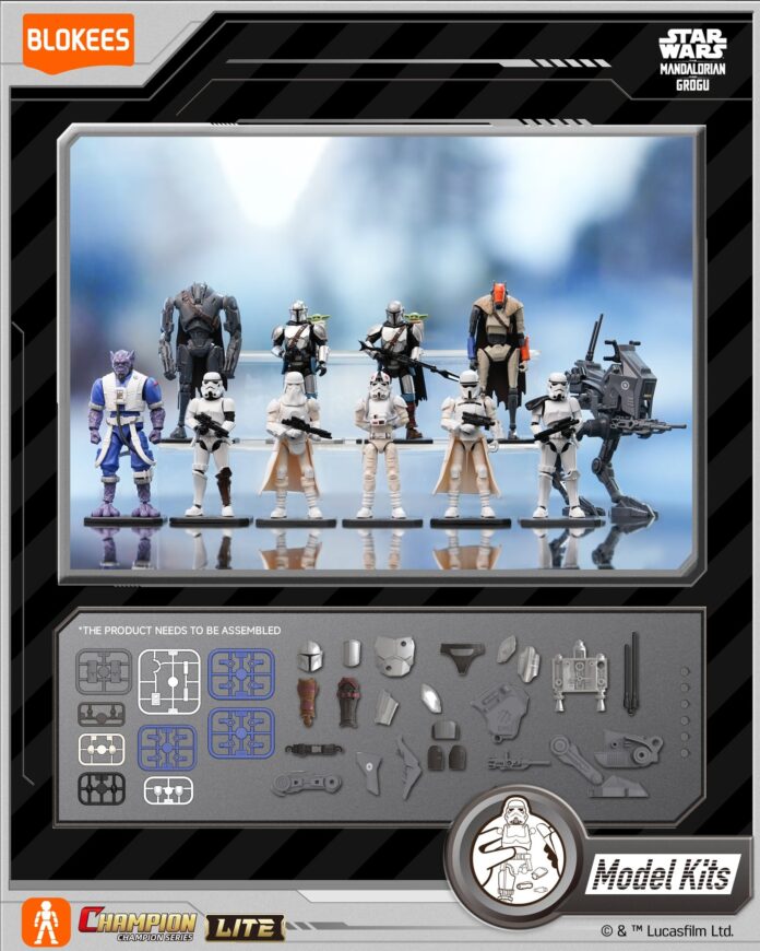 From the big screen to the tabletop, Blokees CC Lite 01 – Star Wars: The Mandalorian and Grogu arrives!