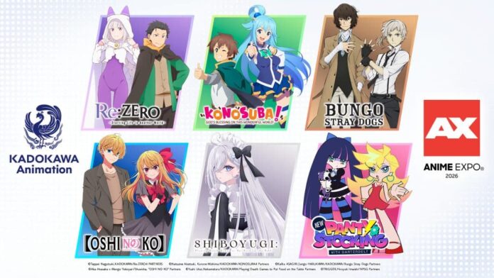 Anime Expo 2026: Kadokawa Booth Exhibit, Merchandise, Panel, and Autograph Session Details Revealed! - Graphic Policy