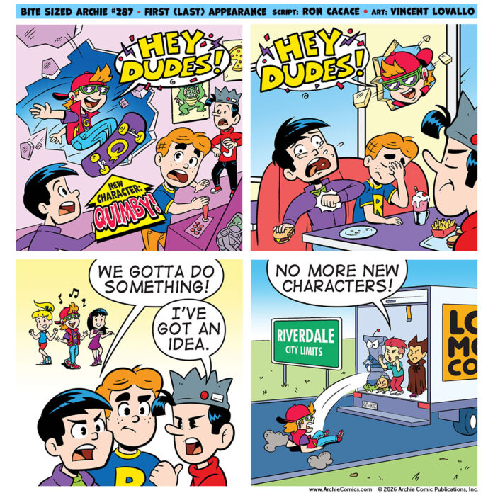 Bite Sized Archie #287 – First (Last) Appearance