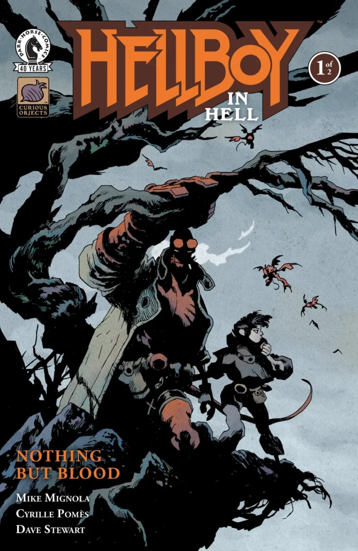 Comics Legend Mike Mignola Revisits Hellboy In Hell with French Comic Art Phenom Cyrille Pomès in Hellboy in Hell: Nothing But Blood