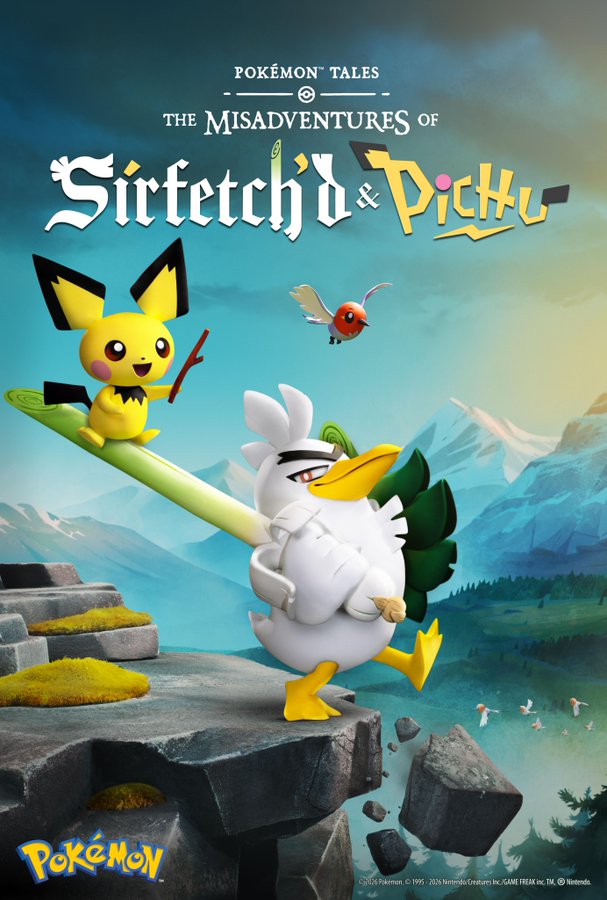 New official art and details revealed about “Pokémon Tales: The Misadventures of Sirfetch’d & Pichu,” the stop-motion animation project from Pokémon and Aardman New official art and details revealed about “Pokémon Tales: The Misadventures of Sirfetch’d & Pichu,” the stop-motion animation project from Pokémon and Aardman