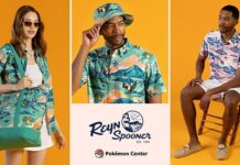 New selection of apparel from Hawaiʻi-based company Reyn Spooner featuring Aloha shirts, hat and tote bag available now at the official Pokémon Center New selection of apparel from Hawaiʻi-based company Reyn Spooner featuring Aloha shirts, hat and tote bag available now at the official Pokémon Center