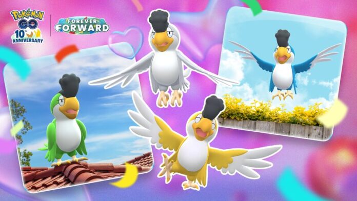 Pokémon GO Flying Taxi event will run from June 23 to 29 featuring the Pokémon GO debut of Squawkabilly, themed wild encounters, Field Research tasks and more Pokémon GO Flying Taxi event will run from June 23 to 29 featuring the Pokémon GO debut of Squawkabilly, themed wild encounters, Field Research tasks and more
