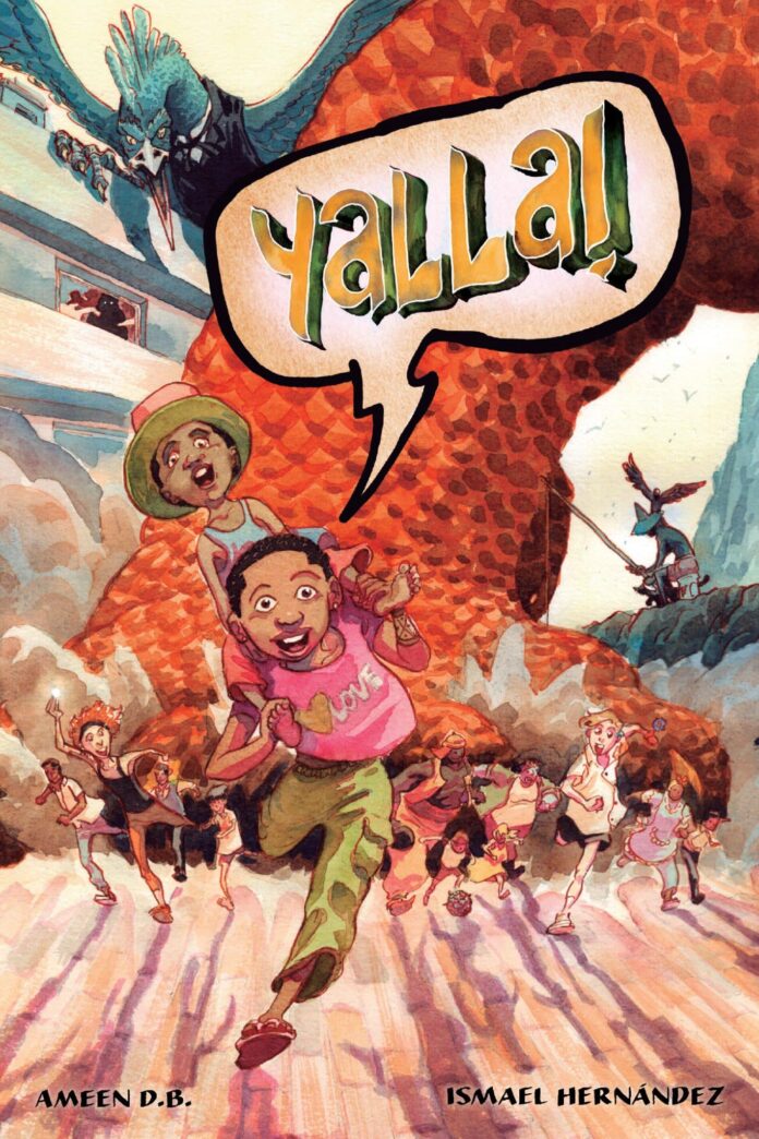 Yalla! Is an Arabic Middle-Grade Graphic Novel From Oni Press for English Readers About Immigrating, Learning a New Language…and Fighting Monsters?! - Graphic Policy