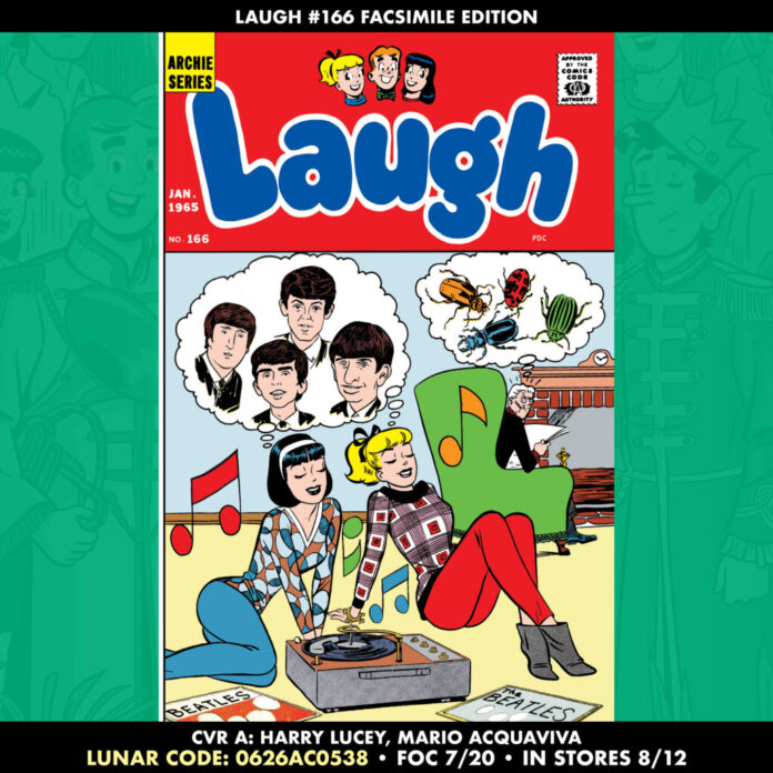 Beatlemania Comes to Riverdale in the Laugh #166 Facsimile Edition! - Archie Comics Beatlemania Comes to Riverdale in the Laugh #166 Facsimile Edition! - Archie Comics