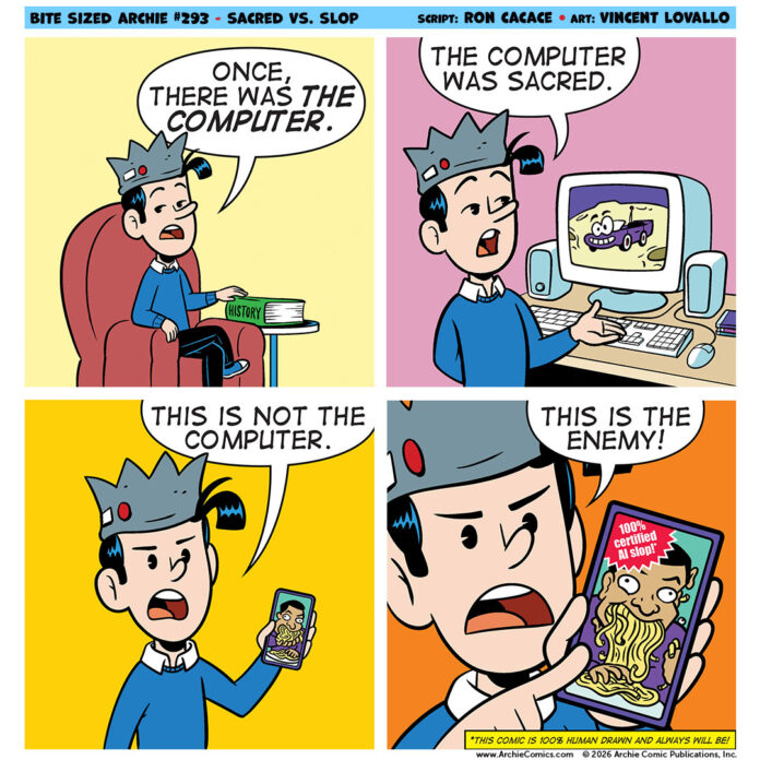 Bite Sized Archie #293 - Sacred Vs Bite Sized Archie #293 - Sacred Vs. Slop - Archie Comics