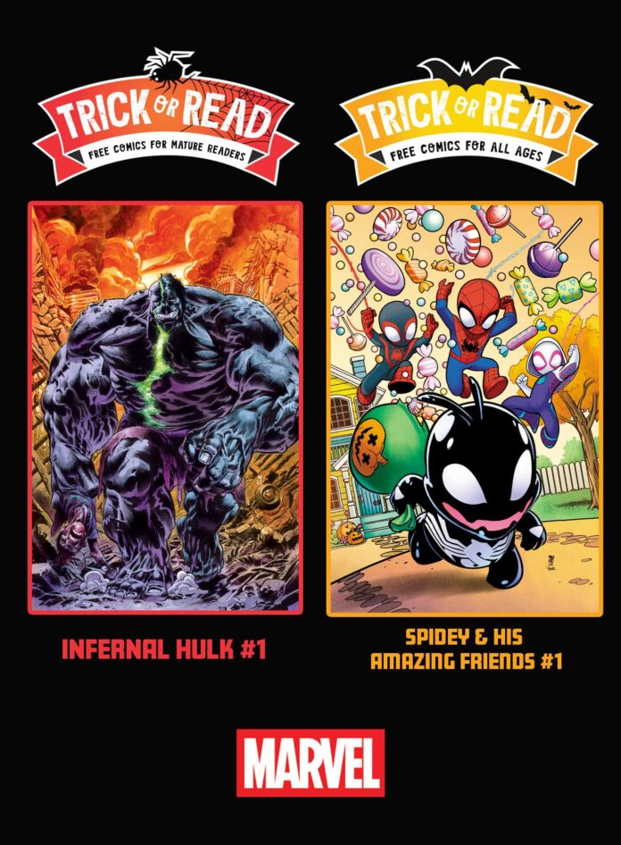 Marvel’s 2026 Halloween Trick-or-Read includes Infernal Hulk and Spidey and His Amazing Friends