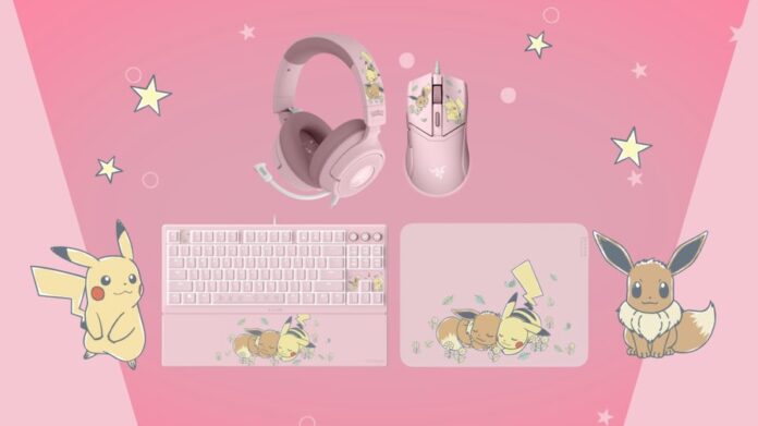 New Pikachu & Eevee Collection now available as part of the official Pokémon x Razer collaboration