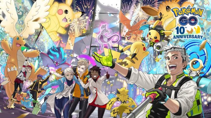 Pokémon GO is officially 10 years old as of today, July 6, check out this year’s anniversary artwork from character designer from Yusuke Kozaki