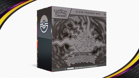 Pokémon TCG: Mega Evolution—Pitch Black Elite Trainer Box now available at participating retailers Pokémon TCG: Mega Evolution—Pitch Black Elite Trainer Box now available at participating retailers