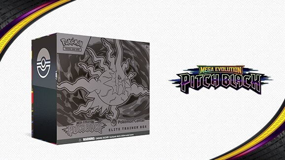 Pokémon TCG: Mega Evolution—Pitch Black Pokémon Center Elite Trainer Box now available exclusively at Pokémon Center Pokémon TCG: Mega Evolution—Pitch Black Pokémon Center Elite Trainer Box now available exclusively at Pokémon Center