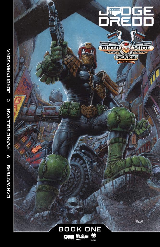 SDCC 2026: Oni Press, Rebellion, and The Nacelle Company Press Kick Off the Fight of the 22nd Century in Judge Dredd/Biker Mice From Mars! - Graphic Policy SDCC 2026: Oni Press, Rebellion, and The Nacelle Company Press Kick Off the Fight of the 22nd Century in Judge Dredd/Biker Mice From Mars! - Graphic Policy