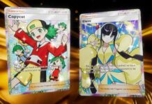 Full-art Copycat and Elesa are set to be Pokémon TCG Pocket Deluxe Pack: Mega chase cards Full-art Copycat and Elesa are set to be Pokémon TCG Pocket Deluxe Pack: Mega chase cards
