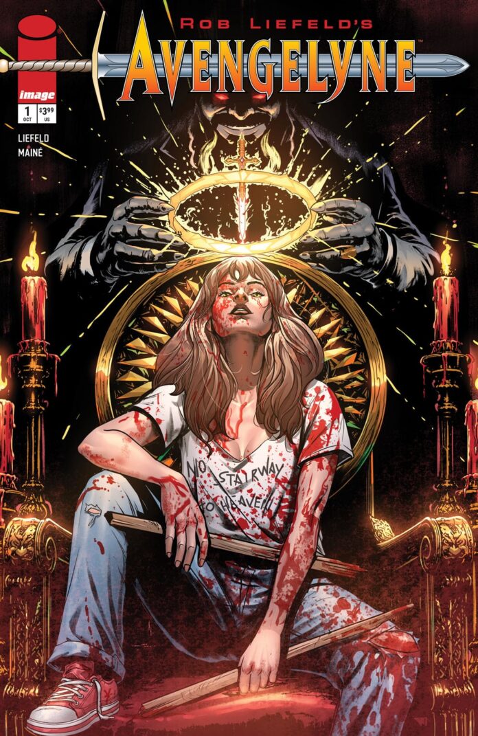 October 7 gets another Midnight Release with Rob Liefeld’s Avengelyne #1