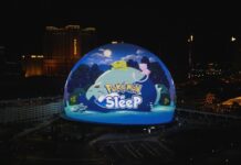 Pokémon Sleep takes over Las Vegas Sphere with giant Poké Ball and Mew Pokémon Sleep takes over Las Vegas Sphere with giant Poké Ball and Mew