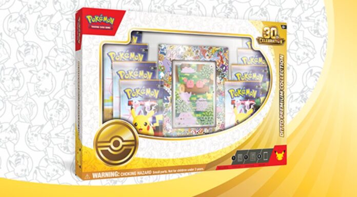 Pokémon TCG 30th Celebration Ditto Premium Collection launches Nov. 6