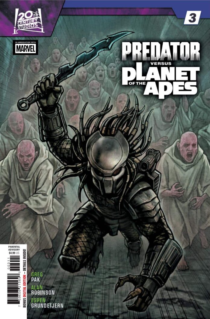 Preview: Predator vs. the Planet of the Apes #3 - Graphic Policy