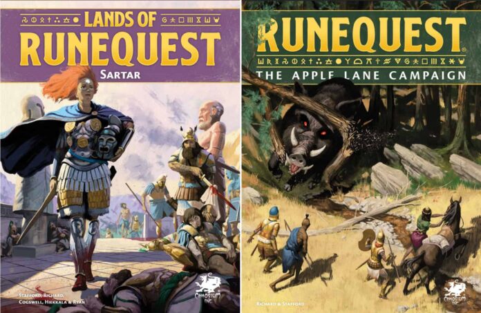 RuneQuest Doubles Down This Fall with Sartar Setting Guide & Apple Lane Campaign RuneQuest Doubles Down This Fall with Sartar Setting Guide & Apple Lane Campaign