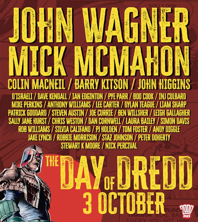The Day of Dredd Arrives on October 3, 2026! The Day of Dredd Arrives on October 3, 2026!